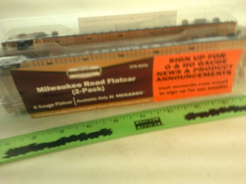 Coches planos Milwaukee Road de 10-1/2" de 2 piezas - Imagen 2 de 3