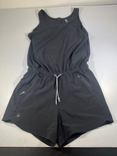 Girls Athleta Black Camo Romper Size 12 EUC