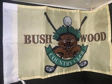 Caddyshack Bushwood Country Club Logo White Golf Pin Flag Pole