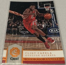2016-17 Panini Excalibur Basketball Clint Capela Houston Rockets Count #66