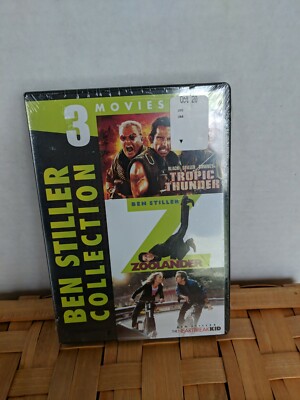 New Tropic Thunder, Zoolander, Heartbreak Kid, NEW DVD, Ben Stiller Collection