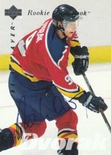 Radek Dvorak autographed Hockey Card 1996 Upper Deck Rookie Quotebook #S163
