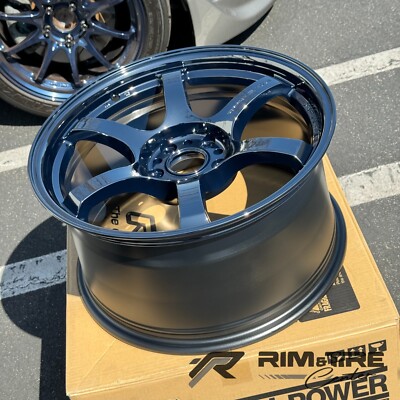 Rays Gram Lights 57DR 18x10.5 +12 5x114.3 Dark Blue Chrome (Set of 4) WGIAC12ENC