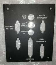 Partial of the Rear Panel for Coherent AVIA-355 Laser