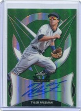 2019 Leaf Valiant Autographs Green Tyler Freeman Auto 48/99