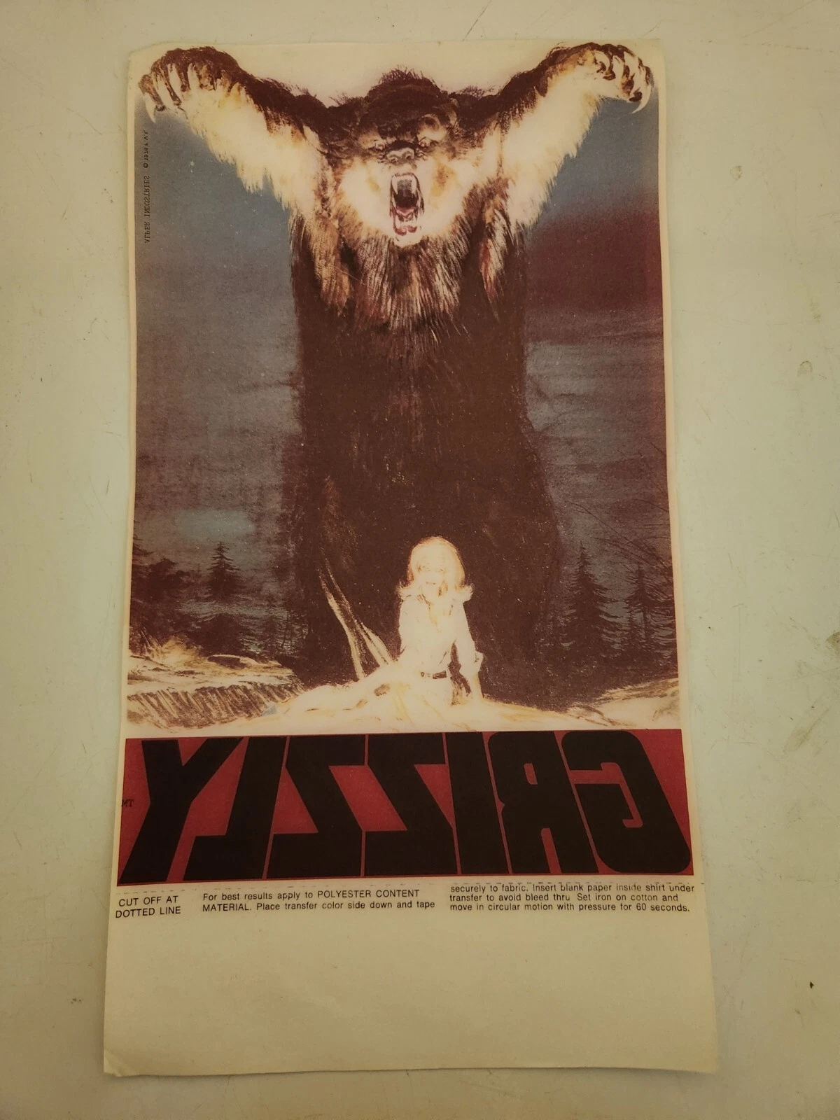 Grizzly Iron-On- 5 Awesome Things on eBay this week