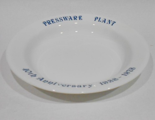 ❤️ 1 NEW Corelle 1978 PRESSWARE PLANT 15-oz White FLAT RIM SOUP Pasta BOWL - Picture 3 of 3