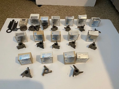 14 Vintage Sears Craftsman Shaper Cutters For 1/2" Spindle
