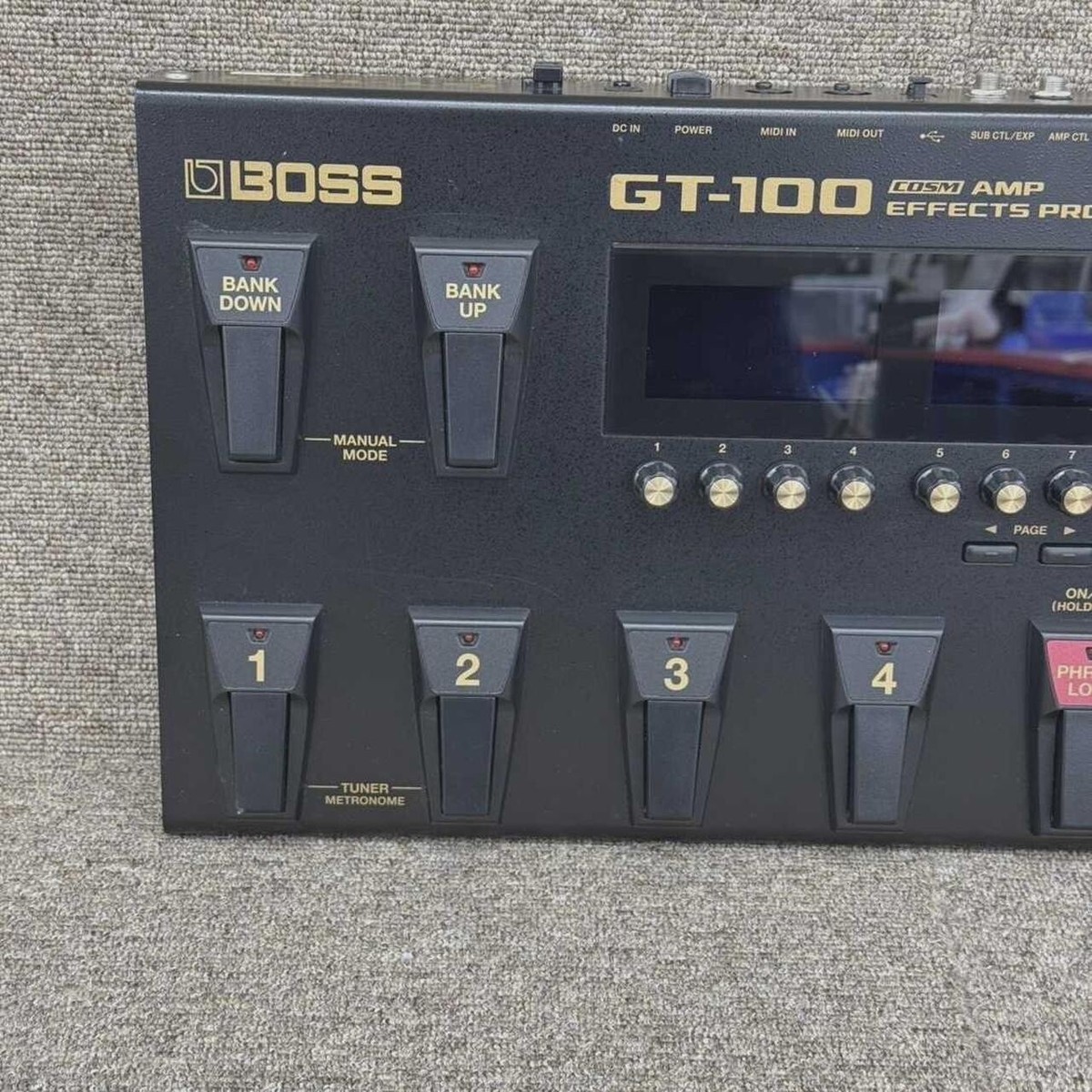 Boss GT-100 Electric Guitar Multi Effect Pedal Processor