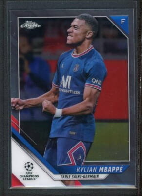 キリアン エムバペ topps Chrome Kylian Mbappe 2022 KYLIAN MBAPPE TOPPS CHROME UEFA CHAMPIONS LEAGUE | eBay