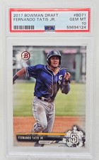 2017 Bowman FERNANDO TATIS JR RC CARD PSA 10 GEM MINT