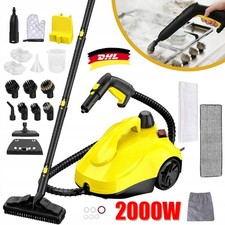 Pulitore a Vapore 2000W Pulitore a Vapore Manuale con 25 Accessori e 5 Metri di Cavo di Alimentazione