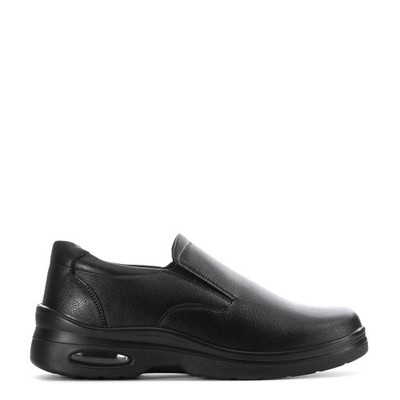 EUROSTAR Men's Allay Slip Resistant Sneaker Shoes Leather Black Size 9.5 NWB