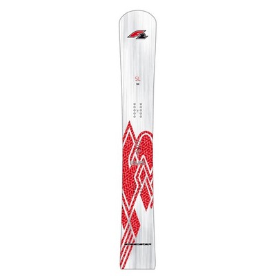 F2 Junior Snowboard Speedster Equipe SL TX Carbon Race Silber/Rot 2024/25