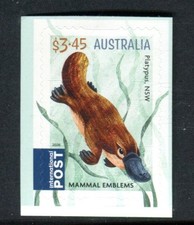 2026 emblemas de mamíferos (internacionales) - sello folleto ornitorrinco de $3,45 MUH