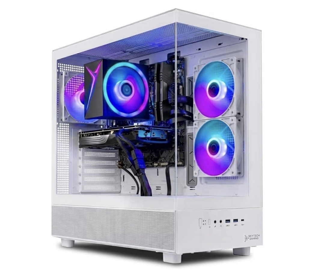 Gaming PC Skytech Azure 3 Gaming PC, Ryzen 5 7600, RTX 5060, 16GB DDR5, 1TB SSD