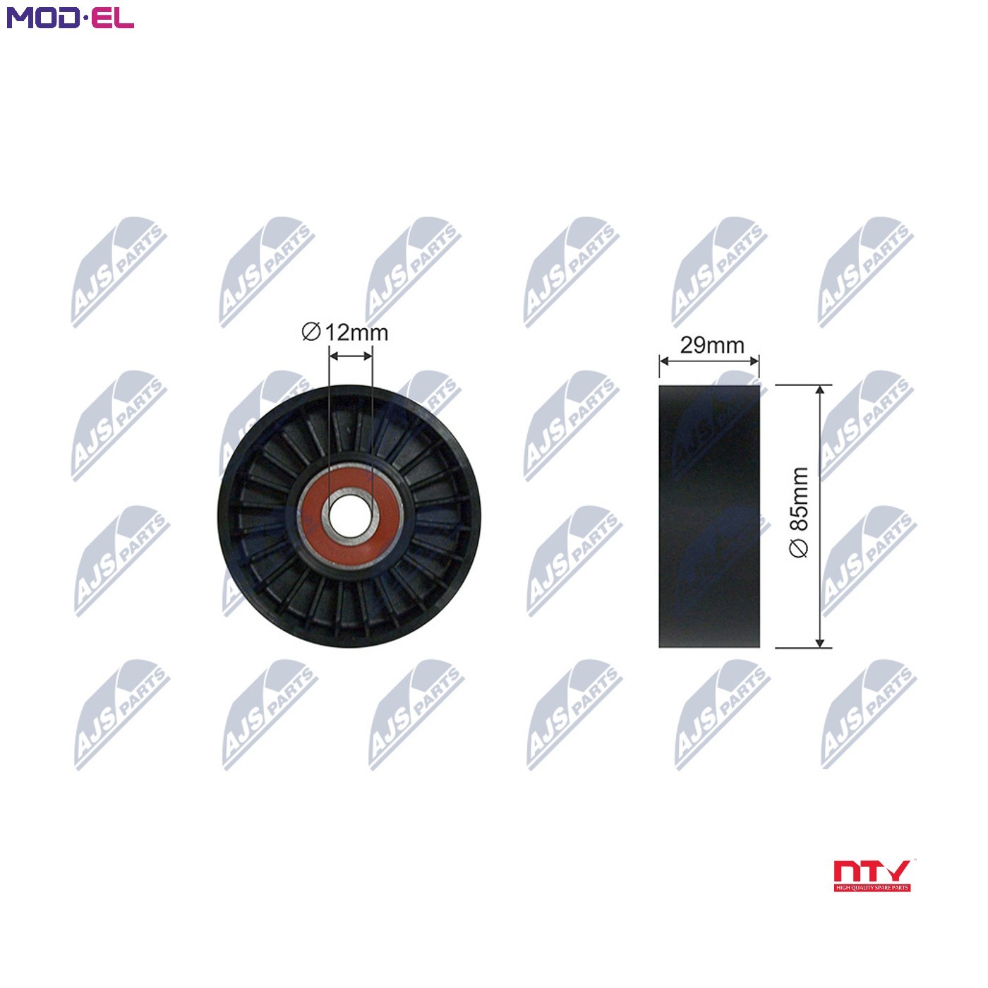 Fits NTY RNK-NS-050 V-RIBBED BELT PULLEY IDLER ⭐UK Stock⭐ - Image 6