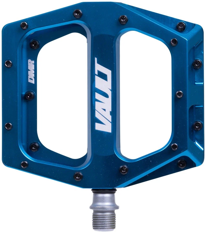 DMR Vault Platform Pedals 9/16" Concave Alloy Body 22 Removable Pins Super Blue - Image 3 of 3