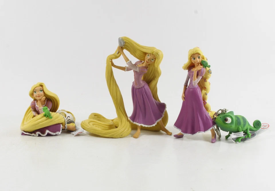 Rapunzel === Walt Disney 4 x Figuren Bully Bullyland