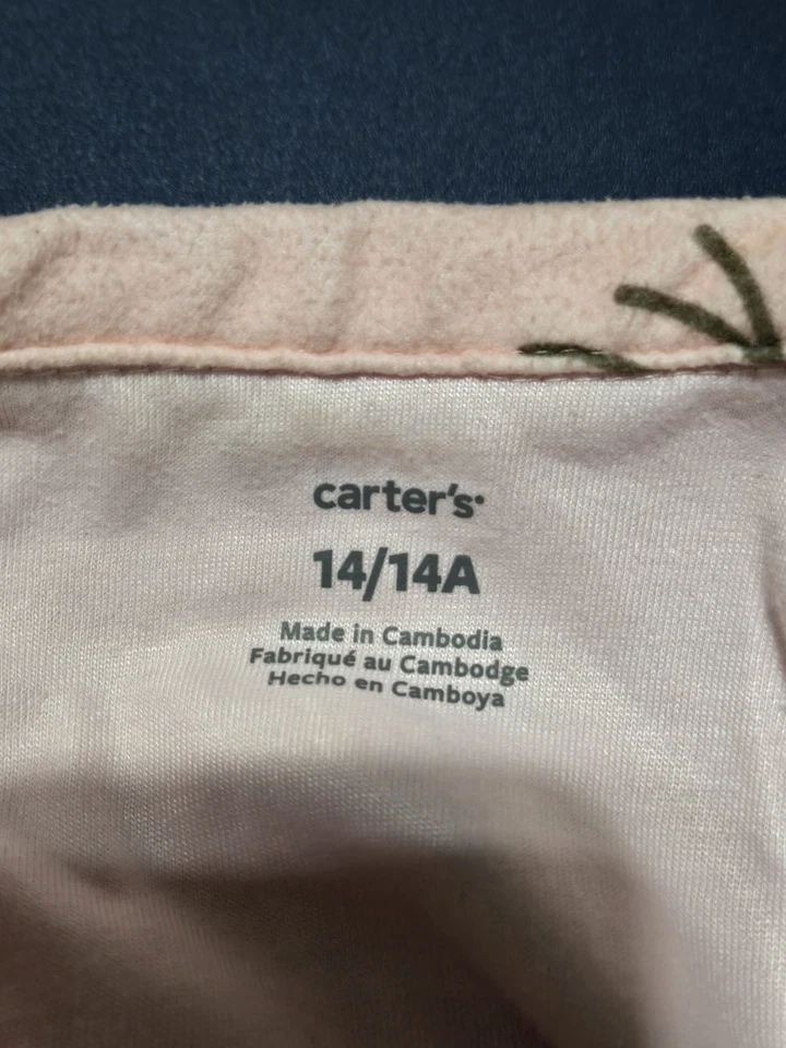 carters just one you 14/14A PJs Set, Pink, Christmas - Image 2 of 4