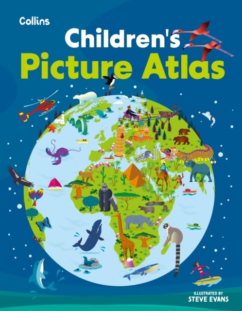Children’s Picture Atlas by Collins Kids (Hardback Book)