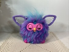 Furby Purple Tie Dye GLOWING EARS Interactive 2023 TALKS Tested Working