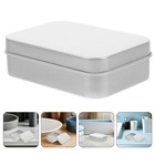  4pcs Soap Container with Lid - Travel Soap Holder Metal Storage Box with