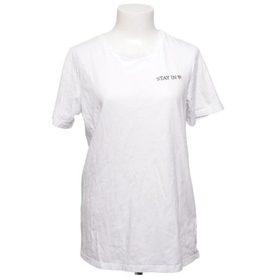 Saint Tropez, T-shirt, Größe: M, Weiß, Baumwolle, Print, Damen #MeK