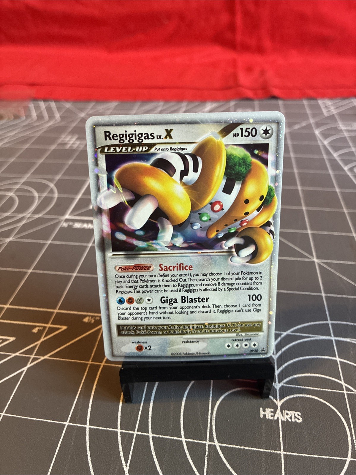 2008 Pokemon Regigigas LV. X DP30 Promo Card