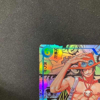 Ace OP13-119 SEC Manga Alt Art Carrying on His Will One Piece Card