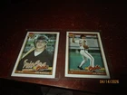 1991 Topps Baltimore Orioles Desert Shield Baseball Card Lot #319 McNight #127