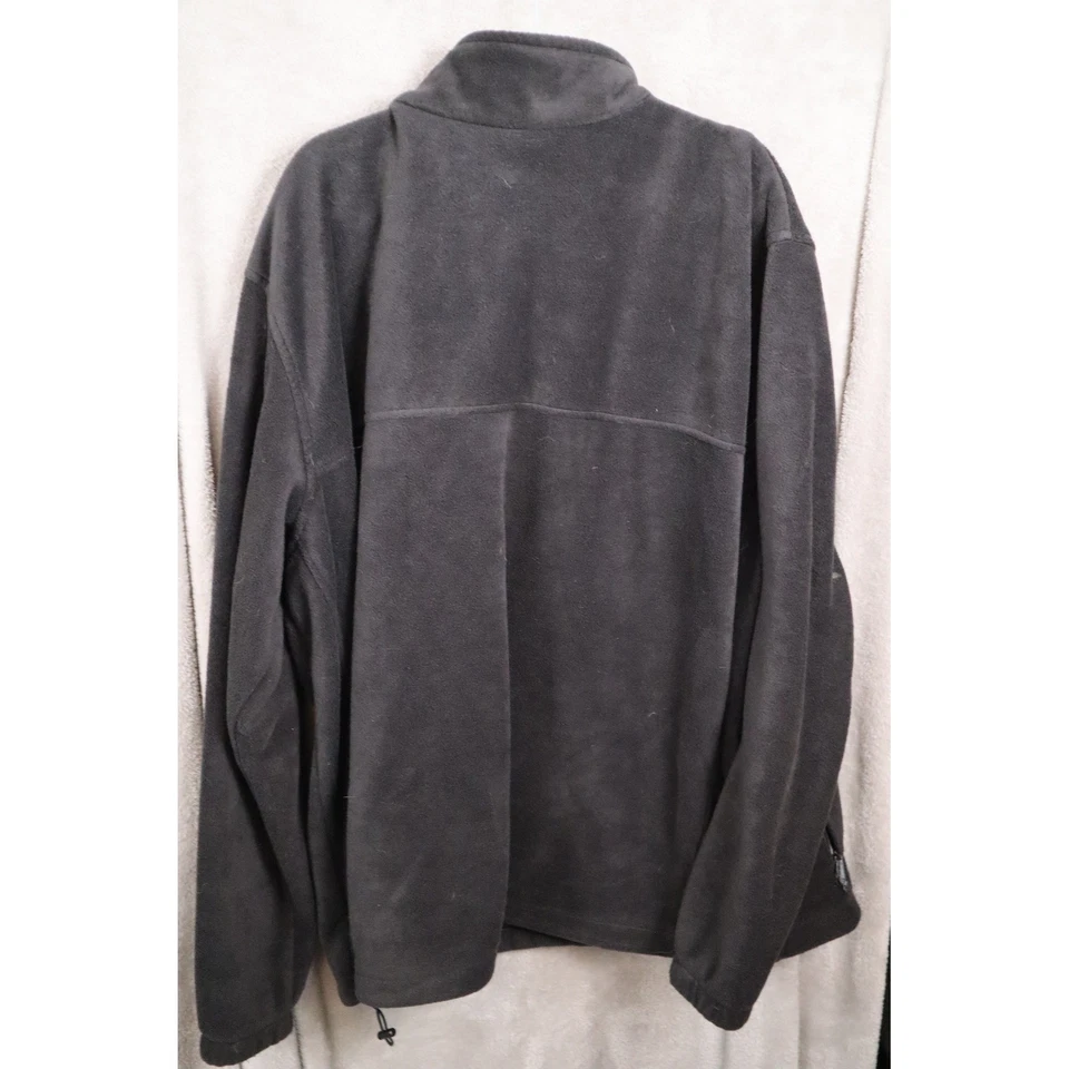 Columbia Mens 4XT Fleece Jacket Full Zip Black Soft Warm Outdoors - Image 3 of 4