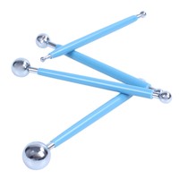 Metallkugel Stylus Ton Keramik Keramik Modellieren Modellierwerkzeug Set Y9A7