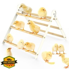 Bamboo Chicken Perches Roost Bar for Coop Brooder Chicks 7 Circles
