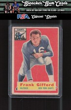 1956 Topps 53 Frank Gifford Creased