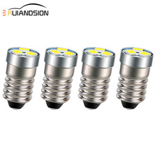 4pcs 3v 6v 12v E10 Led 6000k White 120lm For Flashlight Torch Lamp Light Bulb 4pcs 3v 6v 12v E10 Led 6000k White 120lm For Flashlight Torch Lamp Light Bulb