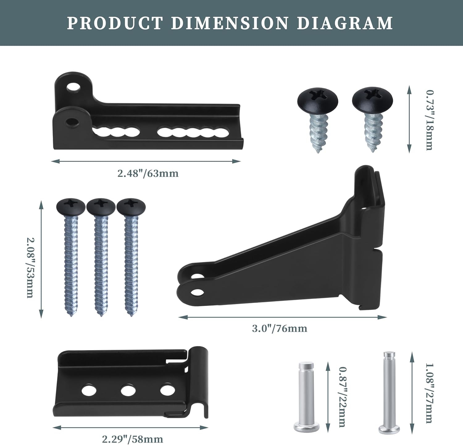 Storm Door Parts for Larson, Pella, Anderson, emco，Storm Door Closer Bracket ...
