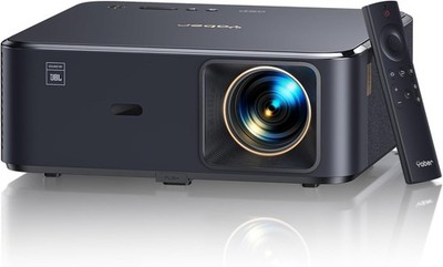 YABER Smart Projektor 4K Google TV Sound von JBL/Dolby Audio Autofokus WiFi 6
