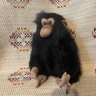 Hansa Chimpanzee Chimp Realistic Animal Stuffed Plush Toy 24cm Tag