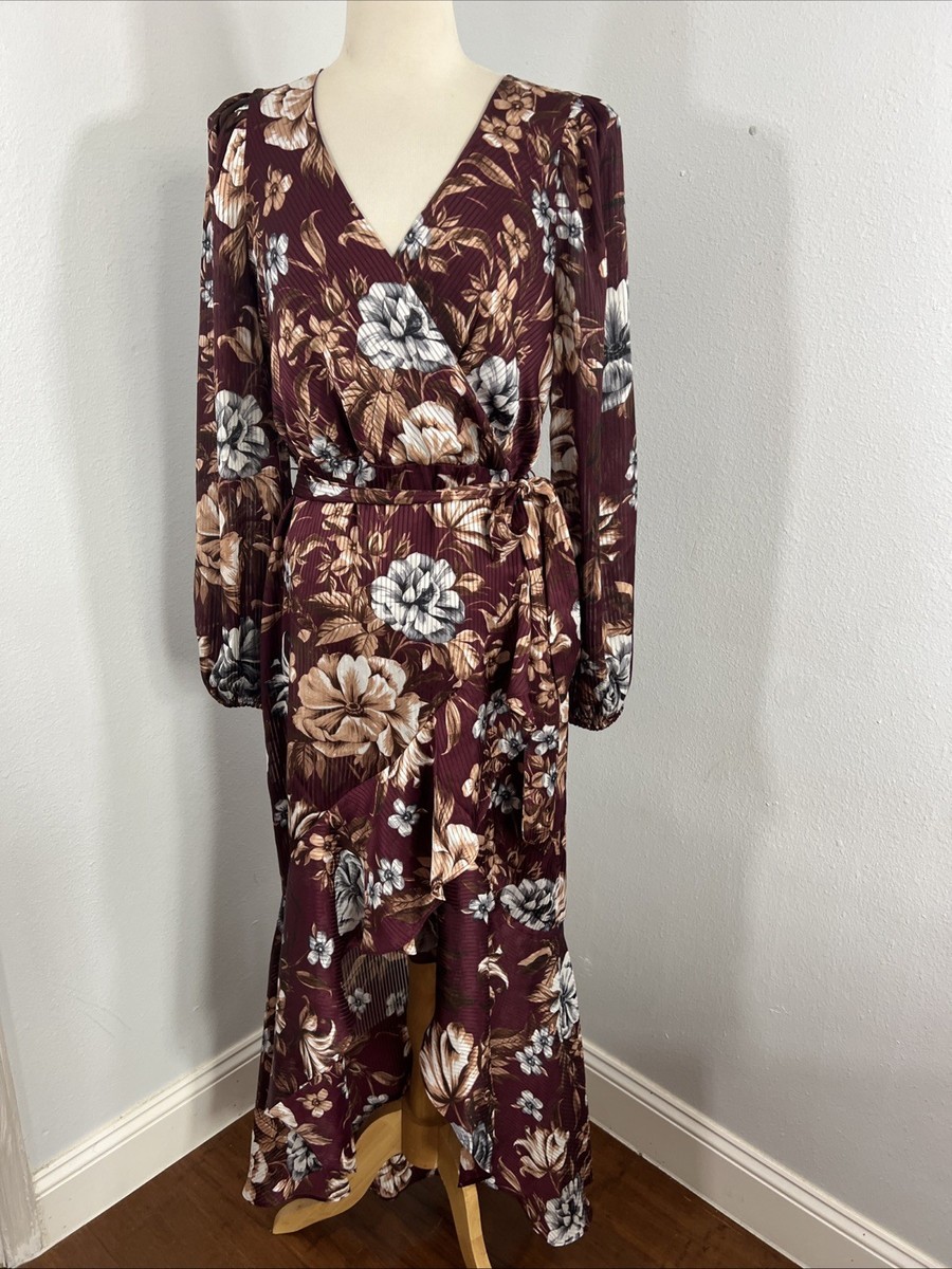 chinese dress ladies Floral Printed A-Line Maxi Dress Multi / Large main image 0
