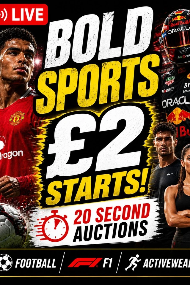 Bold Sports £2 Starts - 20 Seconds - Football F1 Activewear Caps