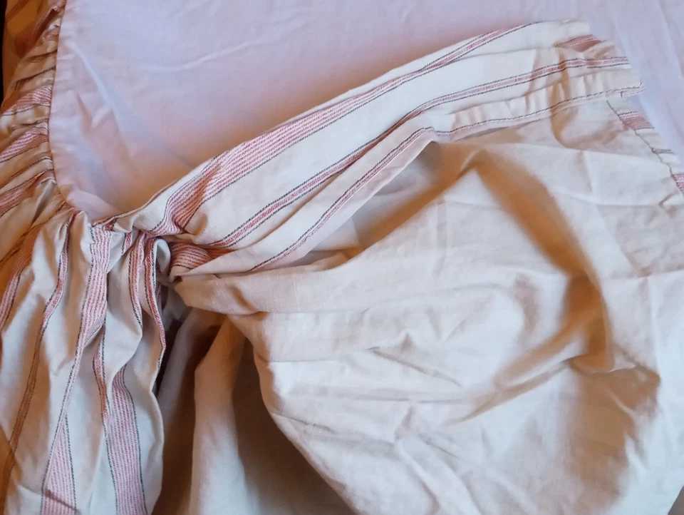 Chaps Home Full Size Bed Skirt, Multicolor Stripes - Image 4 of 4