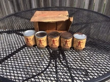 5 LOT ARCHER OIL CAN RUSTOP CONCENTRATE 8OZ NEW WITH PARTIAL ORIGINAL BOX