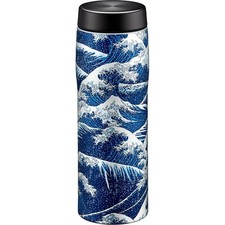 TIGER MJX-B048 Vacuum Insulated Bottle Indigo Blue 0.48L Water Bottle Japan