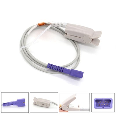 Fit For N550,N560 Direct Connect SpO2 Sensor Adult Clip Oxygen Sensor