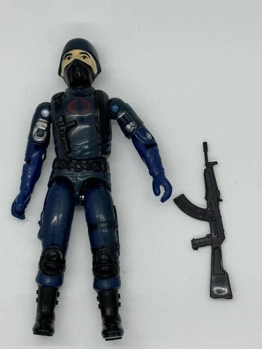 Vintage 1983 Gi Joe  3.75" Cobra Trooper V 1.5 Swivel Arm Complete! See Photos!