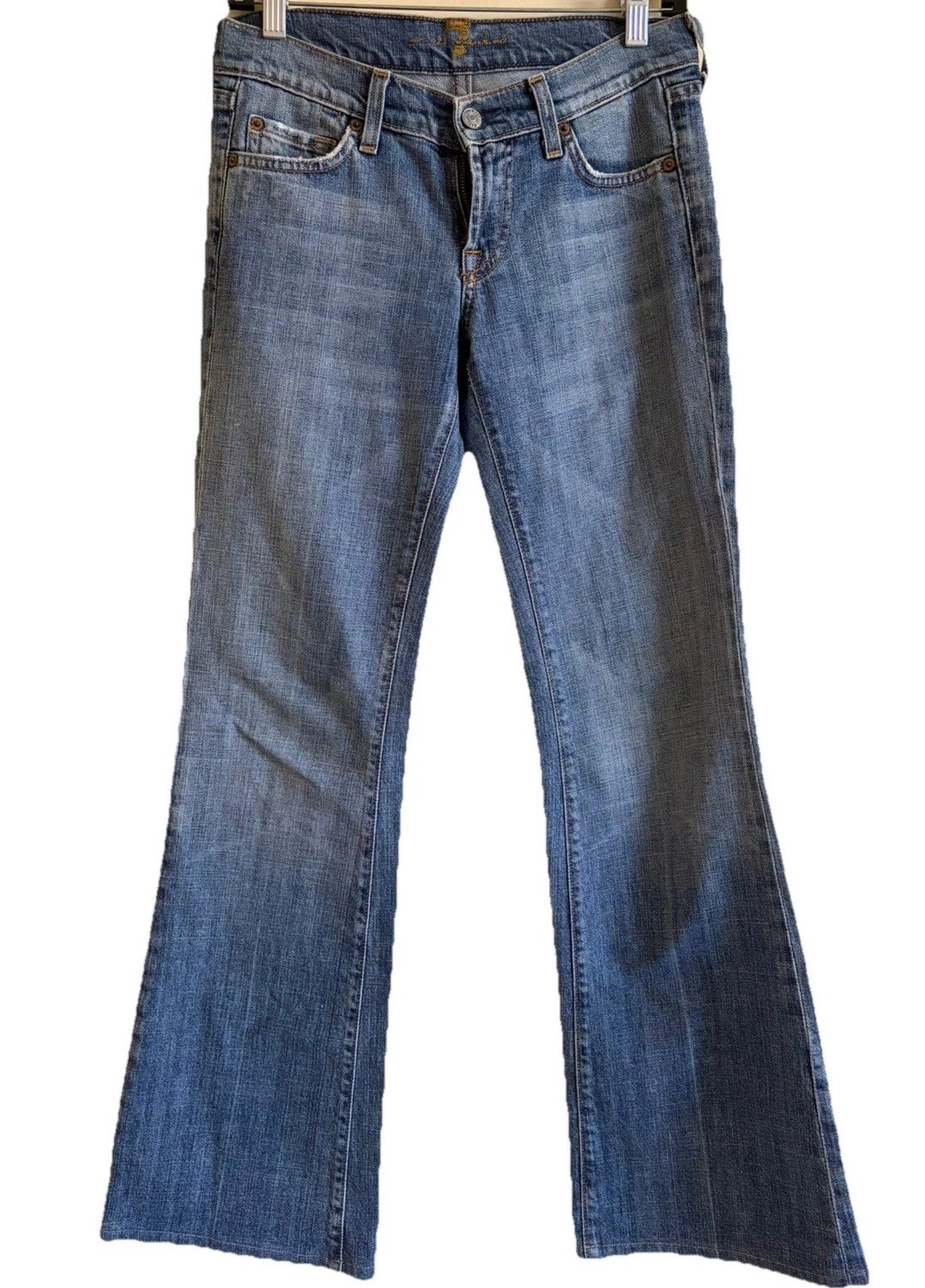 Blue Flare Low Rise Stretch Size 25