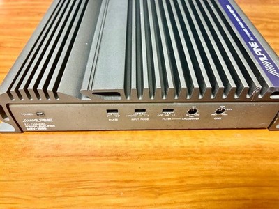 Vintage Alpine V12 Mrv-1000 2/1 Channel Power Amplifier Amp for