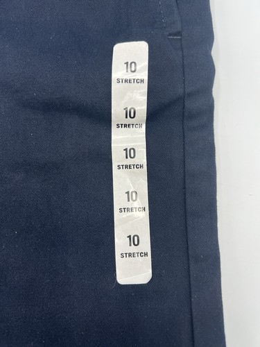 Children’s Place Youth Sz 10 Chino Pants Navy Blue Straight Leg School Uniform - Picture 2 of 6