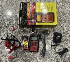 Uniden SC230 NASCAR Handheld Racing Scanner 2500 Channel Headset With Amplifier